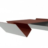 Угол внутренний сложный 75х35х3000 RAL 3005 полимерное покрытие